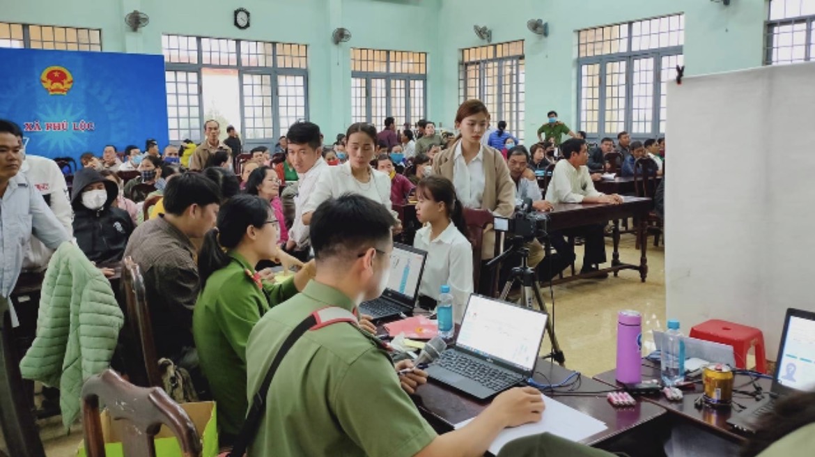Lịch thu nhận hồ sơ cấp CCCD trên địa bàn xã